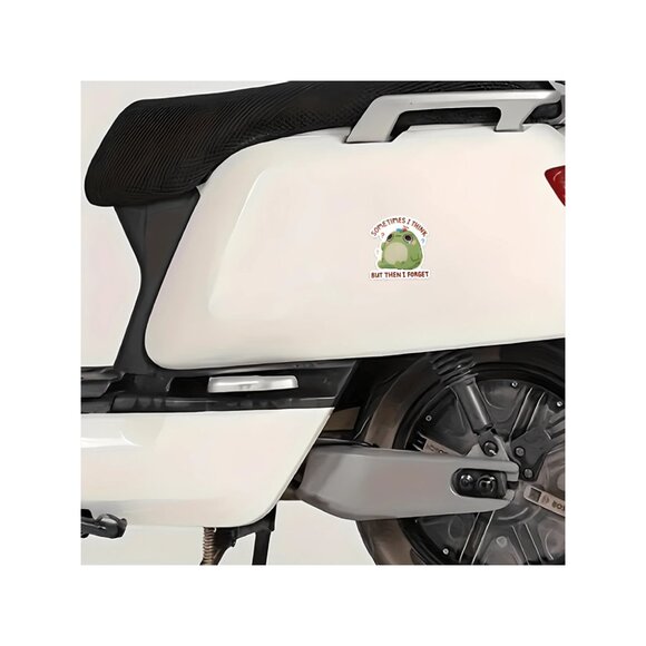 1PC Think But Then I Forget Waterproof Sticker Funny Frog Vinyl Sticker - Picture 3 of 10